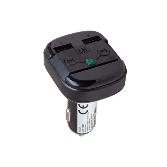 Hello HL-19681 X12 Handsfree Çift USB/SD/Bluetooth 12-24 Volt Fm Transmitter resmi