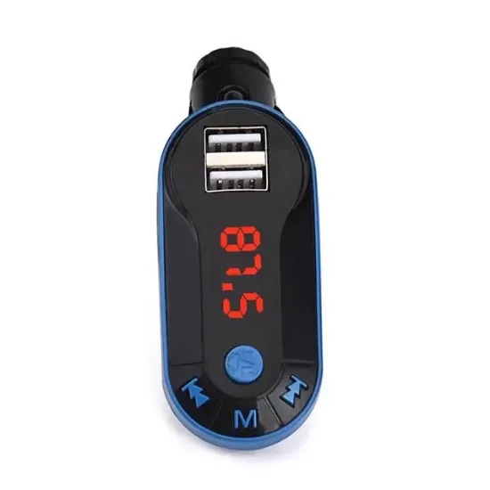 Hello HL-19683 FM Modulatör Çift USB/SD/MP3 12-24 Volt Bluetooth Hafızasız Fm Transmitter resmi