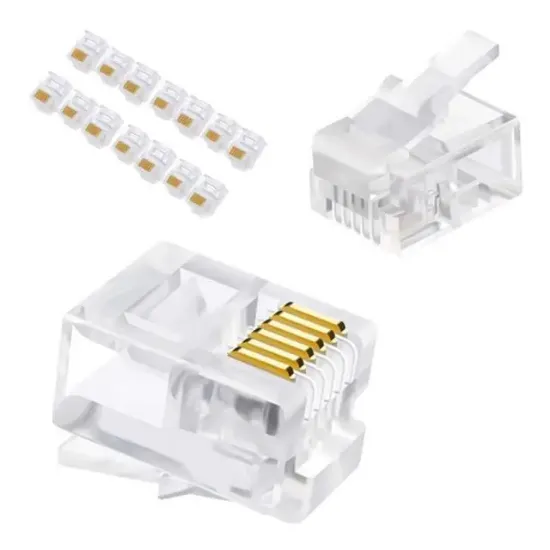 PowerMaster Telefon Soketi 6P/6C (100'lü Paket) resmi