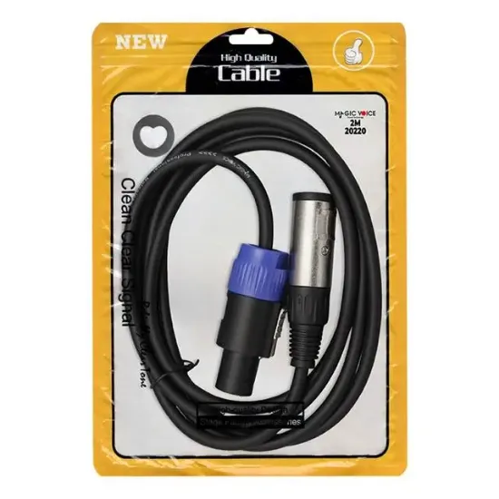 Magicvoice LD384 Specon Erkek - Canon Dişi Çevirici 2 Metre Kablo resmi