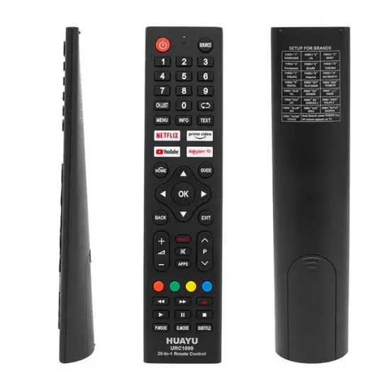 Huayu URC1699 20in1 Netflix - Youtube - Prime Video Tuşlu Universal Lcd-Led Tv Kumanda resmi