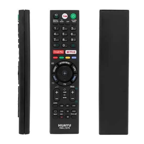 Sony RM-L1676 Google Play - Netflix - Youtube Tuşlu Universal Lcd-Led Tv Kumanda resmi