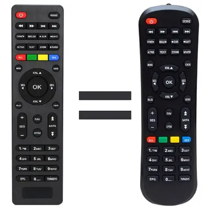 Mersat Vip Full HD Uydu Alıcı Kumandası resmi