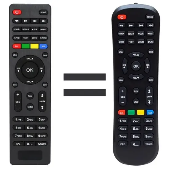 Mersat Vip Full HD Uydu Alıcı Kumandası resmi