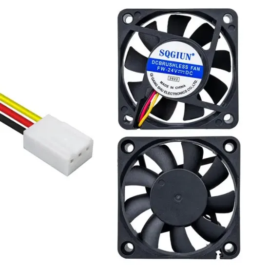 PowerMaster IC-216A Fırçasız DC Fan 60X60X15mm 24 Volt 3 Pin (Seri 1) resmi