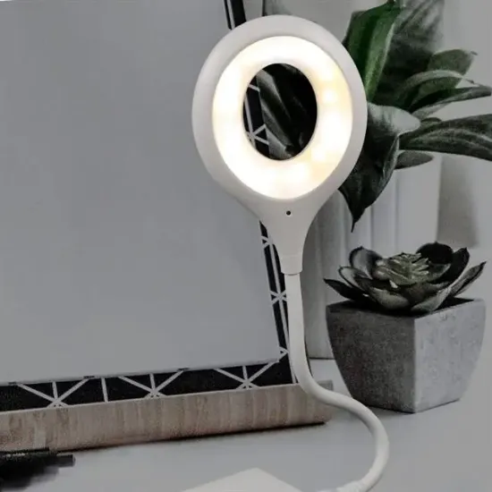 PowerMaster Portatif Akrobatik 20 SMD Ledli USB Gece Kitap Okuma Çalışma Lambası (Powerbank Uyumlu) resmi