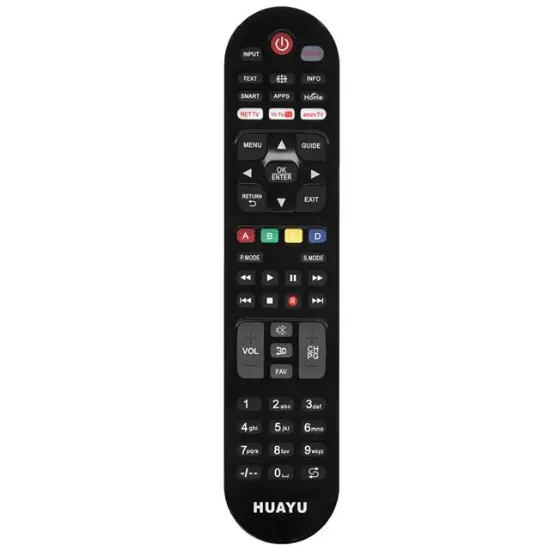 Huayu URC1517 Netflix-Youtube-Amazon Tuşlu Lcd Led Tv Universal Kumanda resmi