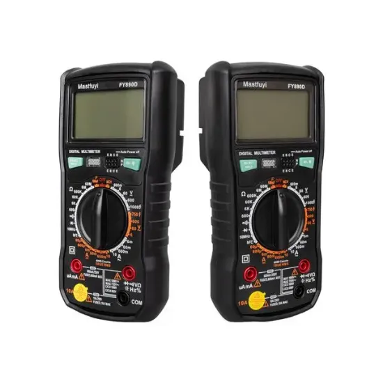 PowerMaster FY890D Digital Multimetre Ölçü Aleti True Rms resmi