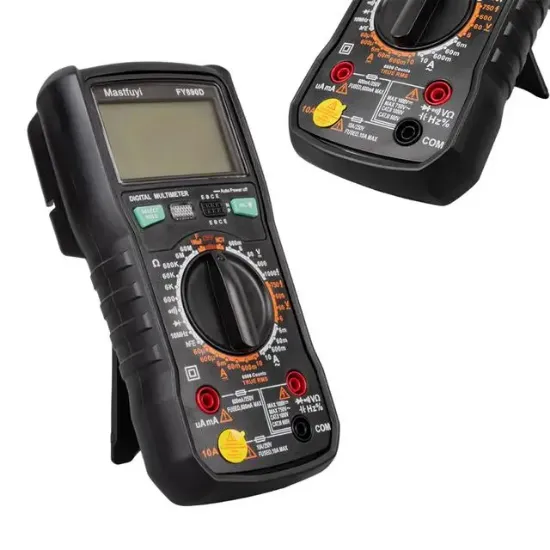 PowerMaster FY890D Digital Multimetre Ölçü Aleti True Rms resmi