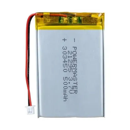 PowerMaster 303450 3.7 Volt 500 Mah Lityum Polimer Pil resmi