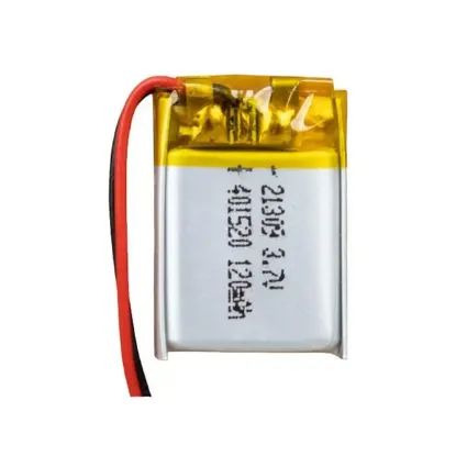 PowerMaster 401520 3.7 Volt 120 Mah Lityum Polimer Pil resmi