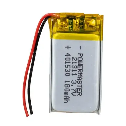 PowerMaster 401530 3.7 Volt 180 Mah Lityum Polimer Pil resmi