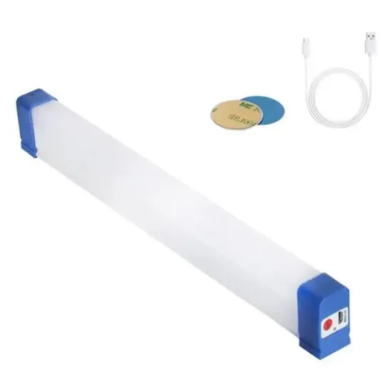 Powermaster BK-300 Mıknatıslı Şarjlı 3 Modlu Solar Beyaz Lamba 32 Cm resmi