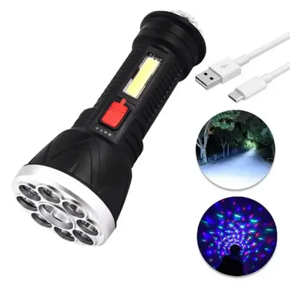 Powermaster CL-W09 9+1 Ledli + Flaşörlü Deprem Ve Afet İçin Şarjlı El Feneri resmi