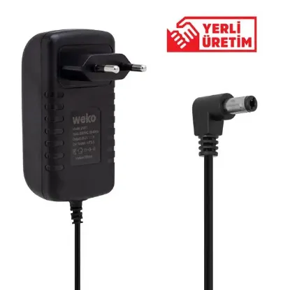 Weko 25.2 Volt - 1 Amper 5.5*2.5 Uçlu Priz Tipi Adaptör resmi