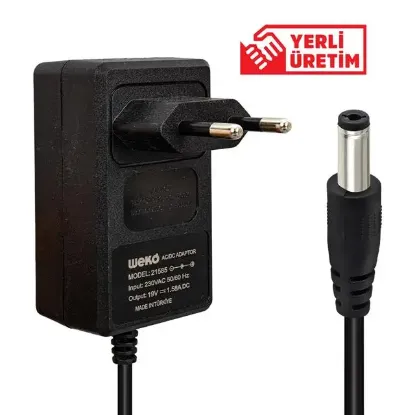 Weko 19 Volt 1.58 Amper 5.5*1.7 Uçlu Yerli Üretim Priz Tipi Notebook Adaptör resmi