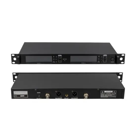 Magicvoice MV21633 2 El Tipi Mikrofonlu 100+100 Kanal Antenli Uhf-Pll Kablosuz Telsiz Mikrofon resmi