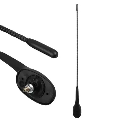 PowerMaster PM-21804 Palio - Siena FM Radyo Düz Tepe Anteni (125 CM Kablolu) resmi