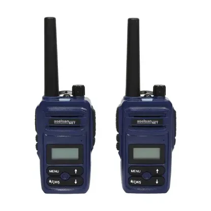 Aselsan 12 Km Pil Ve Şarj Dahil İkili El Telsizi PM-985 PMR resmi