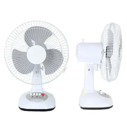PowerMaster PM-22009 3 Kademeli Şarjlı - Solarlı Fan Vantilatör Ampul - Ledli - Powerbank resmi