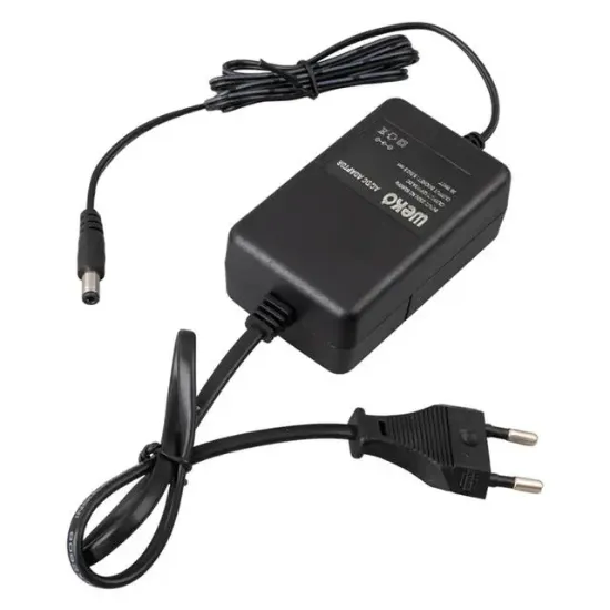 Weko 12 Volt 3 Amper 5.5*2.5 Uçlu Yerli Üretim Plastik Kasa Masaüstü Adaptör resmi