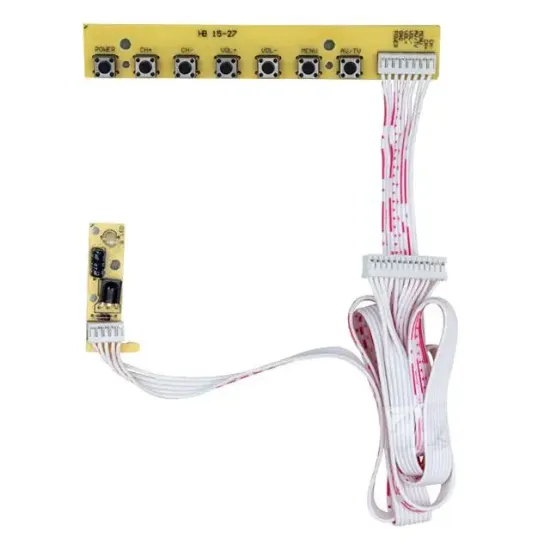 Tv Yedili Tuş Takımı ve Alıcı Göz Devresi 17-27'' Inch Arası Uyumlu resmi