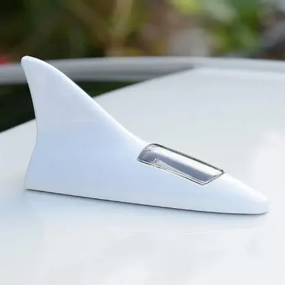 Sunup Solar Led Işıklı Shark Oto Anten Lambası resmi