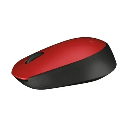 Logitech M171 USB Kırmızı Kablosuz Mouse resmi