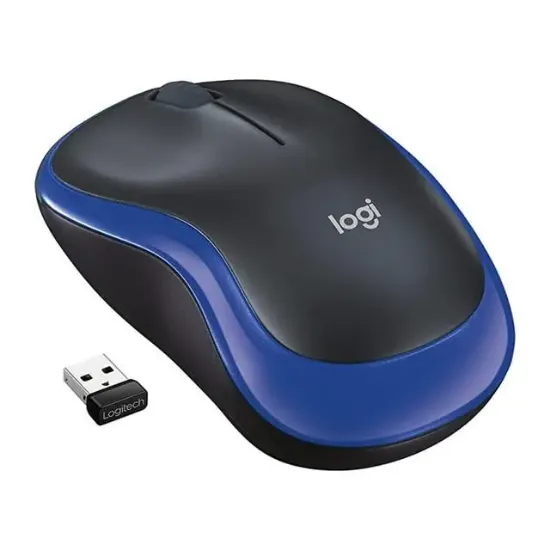 Logitech M185 Kablosuz Mavi Mouse resmi