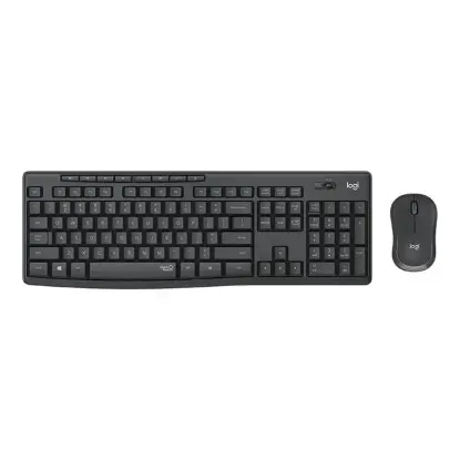 Logitech MK295 Q Tr Siyah Kablosuz Klavye Mouse Set resmi