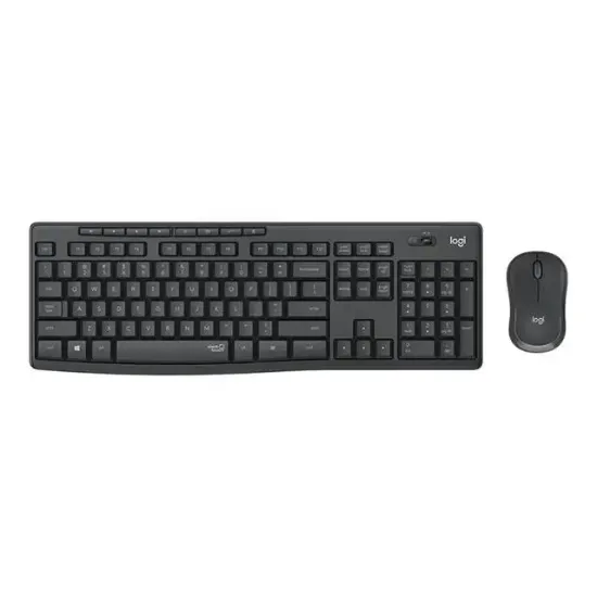 Logitech MK295 Q Tr Siyah Kablosuz Klavye Mouse Set resmi