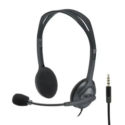 Logitech H111 Stereo Siyah Kulaklık resmi