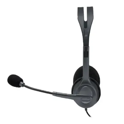 Logitech H111 Stereo Siyah Kulaklık resmi
