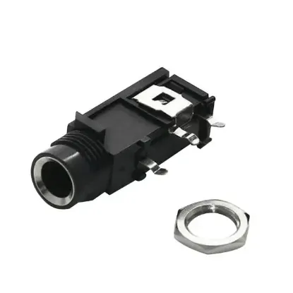 6.3 Mm Gitar Jack Stereo Yatay Şase ZE-1061 resmi
