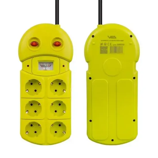 Vea VE-970B 6'Lı 1.5 Metre Grup Priz resmi