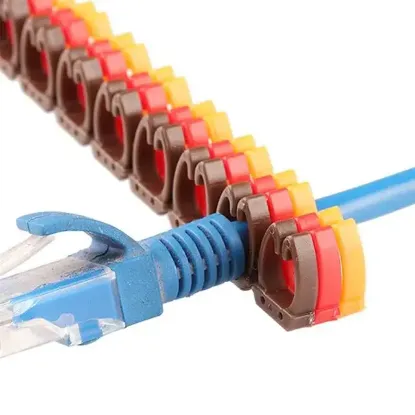 PowerMaster 0-9 Dijital Kodlu Renkli Kablo İşaretleyici 2,5mm (100lü Paket) resmi