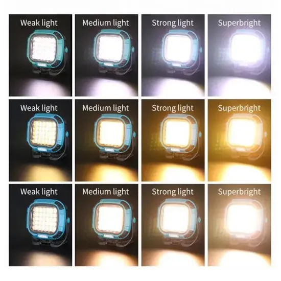 PowerMaster MX-W893 4000K - 7000K - Kırmızı 30 COB Ledli 30 Watt Çok Fonksiyonlu Çalışma Lambası (PowerBank) resmi