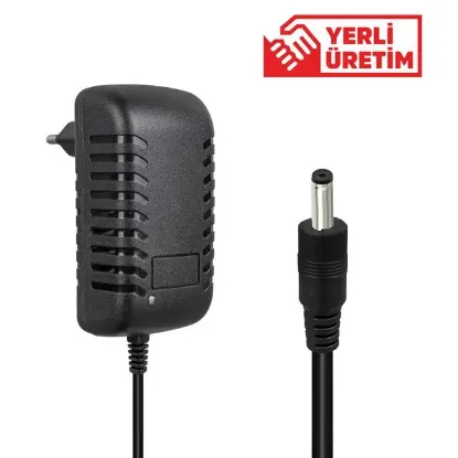 Weko 7.8 Volt - 1 Amper 4.0*1.7 Uçlu Gösterge Ledli Yerli Üretim Akü Şarj Adaptörü resmi