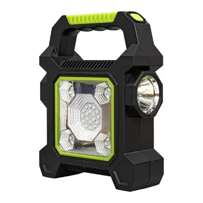 Powermaster JY-258C 3 Kademeli̇ Şarjlı Çok Fonksiyonlu Solar Işıldak resmi