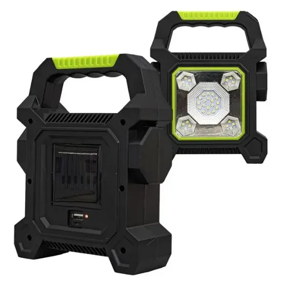 Powermaster JY-258C 3 Kademeli̇ Şarjlı Çok Fonksiyonlu Solar Işıldak resmi