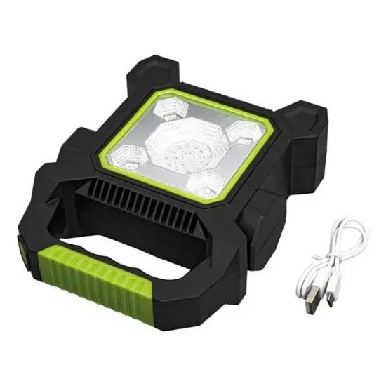 Powermaster JY-258C 3 Kademeli̇ Şarjlı Çok Fonksiyonlu Solar Işıldak resmi