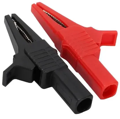 Powermaster IC-243C  Siyah-Kırmızı 4 Mm Banan Jak Girişli 2'li Krokodil CatIII  resmi