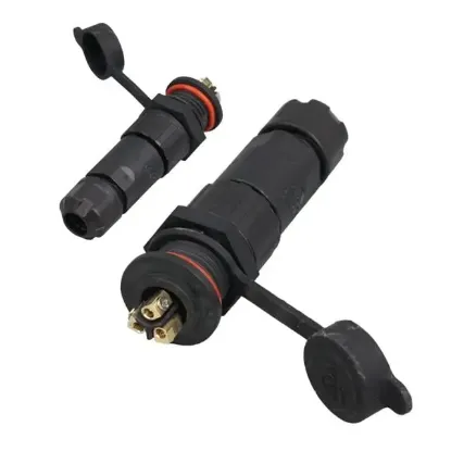 IC-266M 16Mm Su Geçirmez Konnektor Şase Seyyar Takım 3P resmi