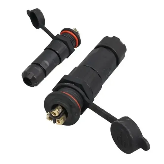 IC-266M 16Mm Su Geçirmez Konnektor Şase Seyyar Takım 3P resmi