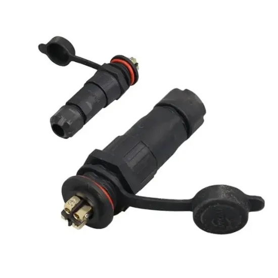 IC-266M 16Mm Su Geçirmez Konnektor Şase Seyyar Takım 4 Pin resmi