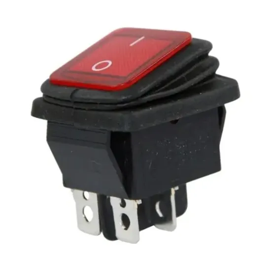 IC-104W Geniş Körüklü 4P Işıklı On-Off Anahtar resmi