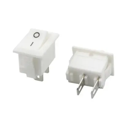 IC-120B Mini Işıksız On-Off 2P Anahtar Beyaz resmi
