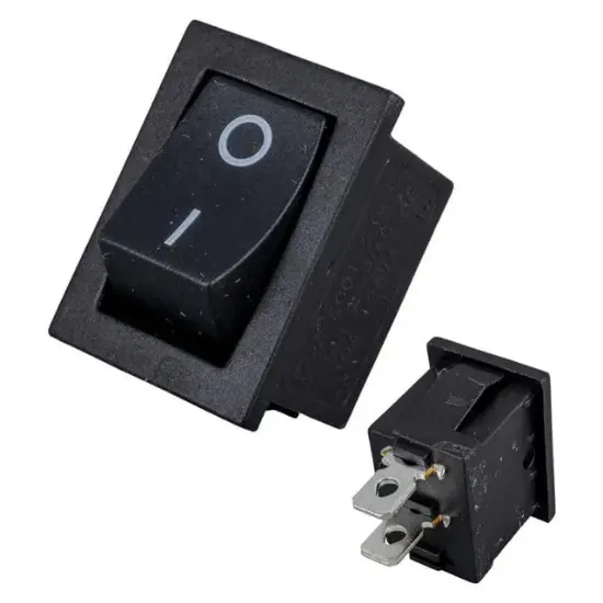 IC-124 Mini Işıksız Yaylı 2P On-Off Anahtar resmi
