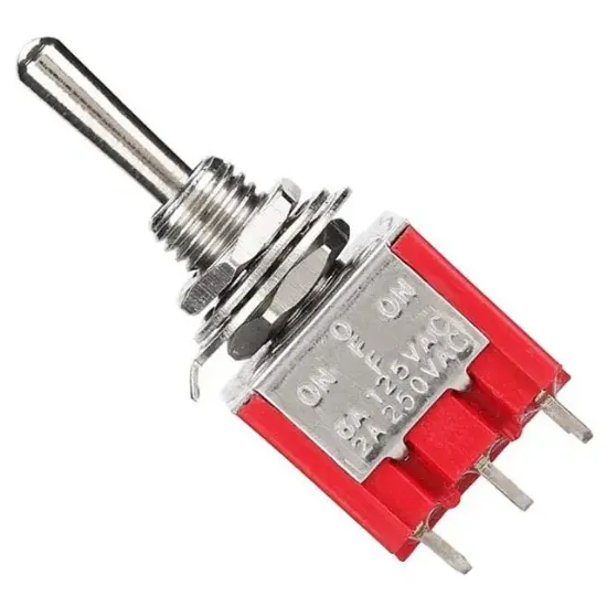 IC-148B  9 Pin On-Off Ø6Mm Toggle Switch MTS-303 resmi