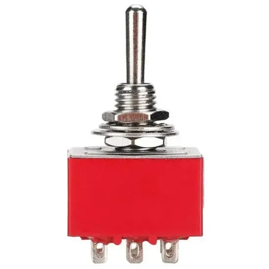 IC-148B  9 Pin On-Off Ø6Mm Toggle Switch MTS-303 resmi